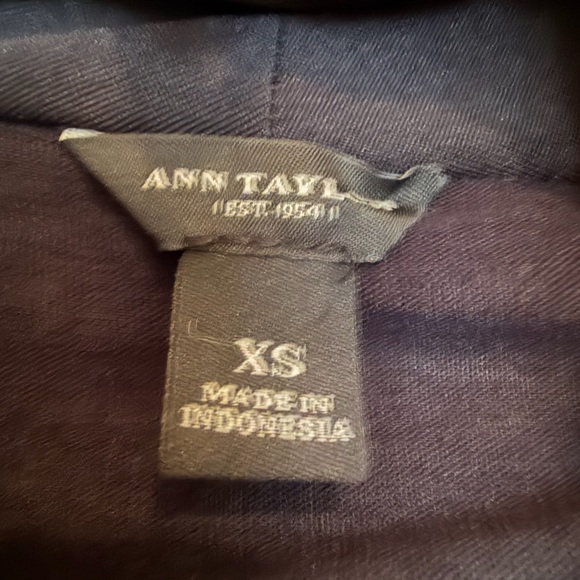 Ann Taylor Sleeveless Drape Neck Top in Deep Brown - Picture 2 of 2